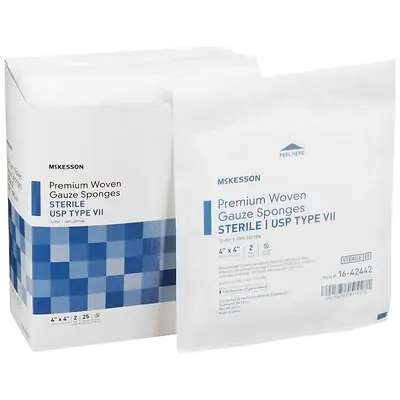 McKesson Brand - 16-42442 McKesson Sterile USP Type VII Gauze Sponge