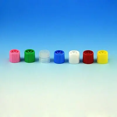 Globe Scientific - 6136Y Tube Closure Globe® Scientific Screw Cap NonSterile Yellow
