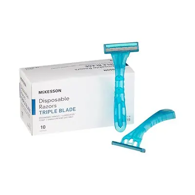 McKesson Brand - 16-RZ15 McKesson Triple Blade Disposable Razors