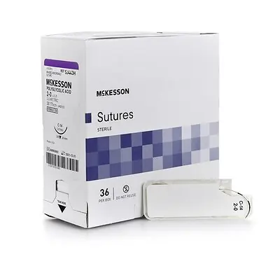 McKesson Brand - SJ443H McKesson Suture with C-14 Needle