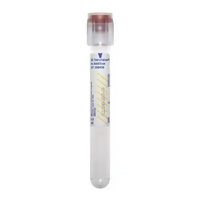 BD - 366408 BD Vacutainer® No Additive (Z) Plus Secondary Tube Plain 6 mL BD Hemogard™ Closure Polyethylene Terephthalate (PET) Tube