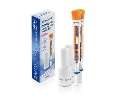 2San LLC - COV-S35001H2 Respiratory Test Kit FaStep® Covid-19 Antigen Pen Home Test 2 Tests per Pack