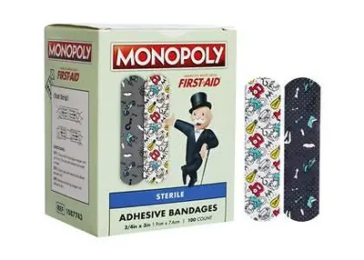 Dukal - 1087743 American® White Cross Kid Design (Monopoly) Adhesive Strip