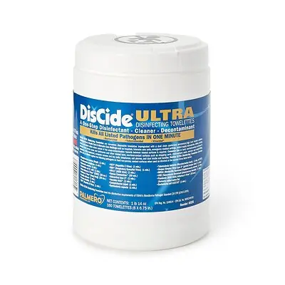Palmero - 60DIS DisCide® Ultra Disinfecting Towelettes