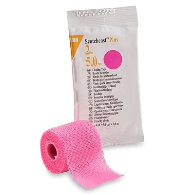 Solventum Corporation - 82002X 3M™ Scotchcast™ Plus Bright Pink Cast Tape