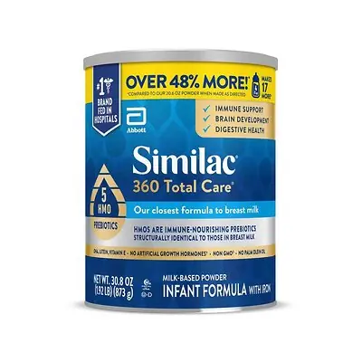 Abbott Nutrition - 68654 Similac® 360 Total Care® Milk-Based Powder Infant Formula