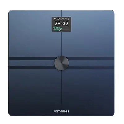 Withings Inc - WBS12-BLACK-ALL-INTER Withings Body Comp Wi-Fi Smart Scale