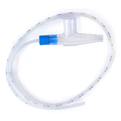 McKesson Brand - 16-DT8FR Suction Catheter McKesson Flexible Type DeLee Tip Open Style Chimney Control Vent 8 Fr. Sterile