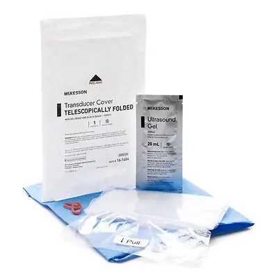 McKesson Brand - 16-1404 McKesson Telescopically Folded Transducer Cover