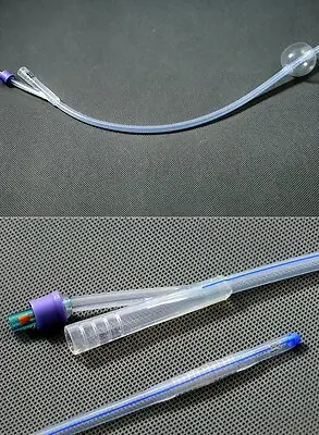Amsino International - AS41024S Foley Catheter AMSure® 2-Way Standard Tip 5 cc Balloon 24 Fr. Silicone