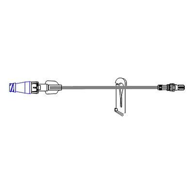 McKesson Brand - MS930 IV Extension Set McKesson Needle-Free Port Small Bore 7-1/2 Inch Tubing Without Filter Sterile