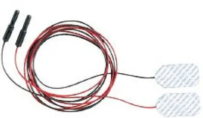 Natus Medical - 019-406600 EMG Adhesive Electrode with Leadwire Natus® 20 X 25 mm Contact Area X 39 Inch Lead Length SIlver / Silver Chloride NonSterile Tab Tip Disposable