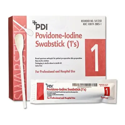 Professional Disposables - S41350 PDI® PVP Iodine Prep Swabstick