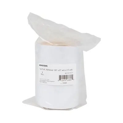 McKesson Brand - 09227 McKesson Tan Wool / Rayon Adhesive Orthopedic Felt Roll