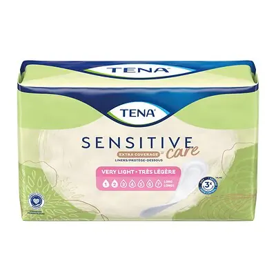 Essity HMS North America Inc - 54291 Tena® Sensitive Care™ Extra Coverage Very Light Incontinence Liner