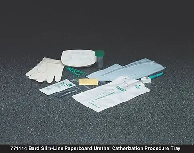 Bard 771114 - Intermittent Catheter Tray Bard® 14 Fr. Without Balloon PVC - 1/Each, 20/Case