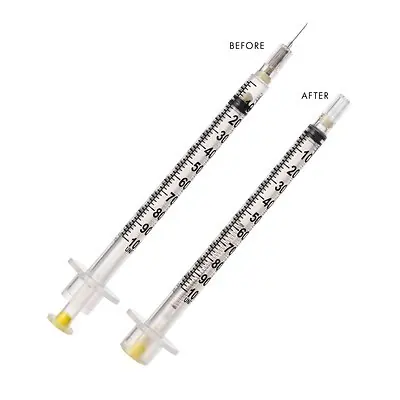 Retractable Technologies - 10271 VanishPoint® 1 mL Insulin Syringe with Needle