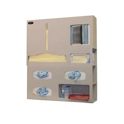 Bowman Manufacturing - PS016-0212 PPE Dispenser BOWMAN® Wall Mount Quartz Beige ABS Plastic