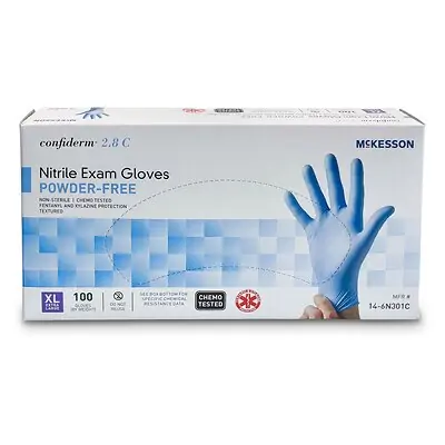 McKesson Brand - 14-6N301C McKesson Confiderm® 2.8C Nitrile Exam Gloves