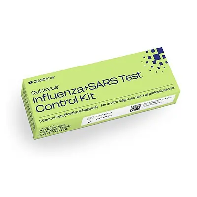Quidel - 20519 Control Set QuickVue™ Influenza + SARS Positive Level / Negative Level 10 Swabs