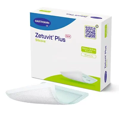 Hartmann - 413812 Zetuvit® Plus Silicone Super Absorbent Dressing