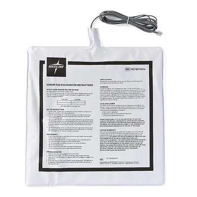 Medline - MDT85130C6 Chair Sensor Pad Medline® 13 X 13 Inch