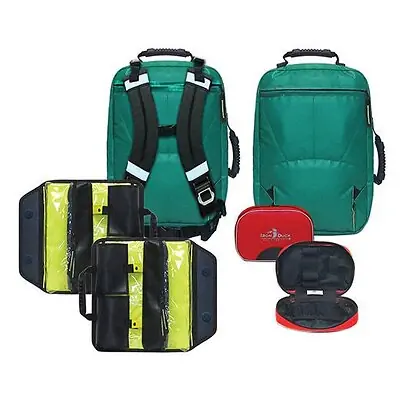 Fleming Industries - 32600-O2-CASE-UPGN Backpack Metro TechPack Green Impervaguard-UP Fabric