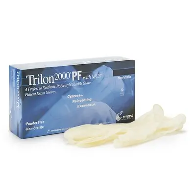 McKesson Brand - 25-970 Trilon 2000® PF with MC3® Stretch Vinyl Exam Glove