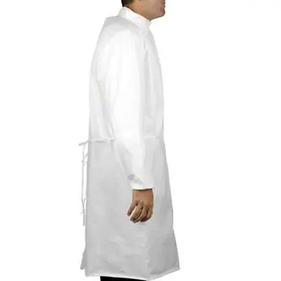 TrueCare Biomedix - TCBA40ST-XXXL Cleanroom Gown 3X-Large White Sterile Not Rated Disposable
