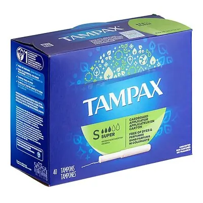 Procter & Gamble - 00073010000728 Tampax® Super Absorbency Unscented Tampons