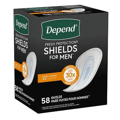 Kimberly Clark - 35641 Depend® Shields for Men Light Bladder Control Pad