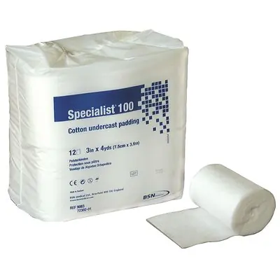 BSN Medical - 9083 Specialist® 100 White Cotton Undercast Cast Padding