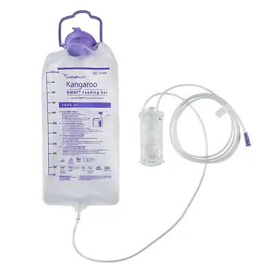 Cardinal - B10FD Enteral Feeding Pump Bag Set Kangaroo OMNI™ 1000 mL NonSterile
