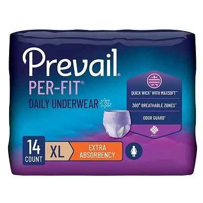 First Quality Products LLC - PFW-514 Prevail® Per-Fit® Women Extra Absorbent Underwear