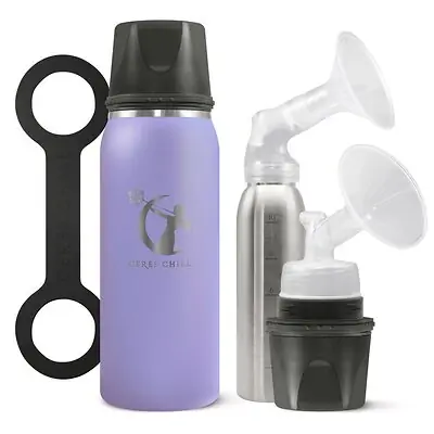Ceres Chill Co - CC-1-BC-L-UV Ceres Chill OG Stainless Steel Breast Milk Chiller Container