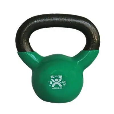 Fabrication Enterprises - 10-3193 Kettlebell CanDo® 10 lbs.