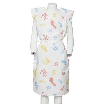 Graham Medical Products - 37235 Graham Medical Tiny Tracks® Print Pediatric Exam Gown