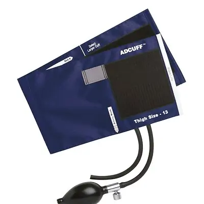 American Diagnostic Corp - 865-13TN Reusable Blood Pressure Cuff and Bulb Adcuff™ 40 to 66 cm Leg Nylon Cuff Thigh Cuff