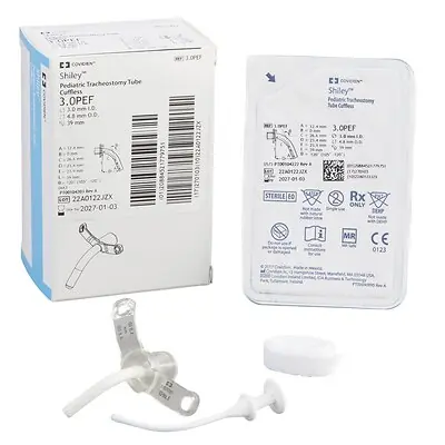 Medtronic MITG - 3.0PEF Uncuffed Tracheostomy Tube Shiley™ Size 3.0 Pediatric
