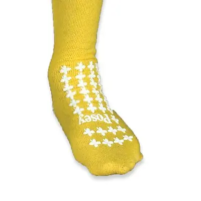 Tidi Products - 6239LY Posey® Double Tread Fall Prevention Socks
