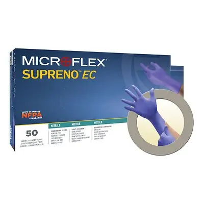 Microflex Medical - SEC-375-XL Supreno® EC Nitrile Extended Cuff Length Exam Glove