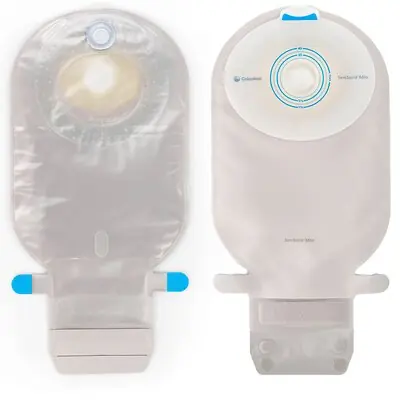 Coloplast - 10491 SenSura® Mio Flat 1-Piece Transparent Ostomy Pouch