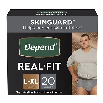 Kimberly Clark - 50979 Depend® Real Fit® Maximum Absorbent Underwear