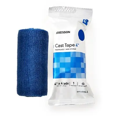 McKesson Brand - 115-4B McKesson Blue Cast Tape