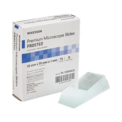 McKesson Brand - 70-105PMCK McKesson Premium Frosted Microscope Slide