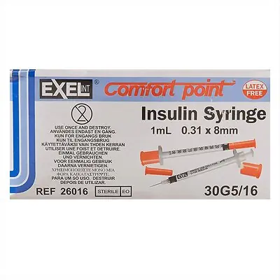 AirTite Products - 26016 Comfort Point™ 1 mL Insulin Syringe with Needle