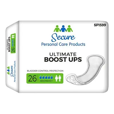 Secure Personal Care Products - SP1599 TotalDry™ Ultimate Boost Ups Absorbency Incontinence Booster Pad