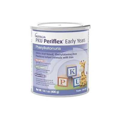 Nutricia North America - 151618 Infant Formula PKU Periflex® Early Years Unflavored 14.1 oz. Can Powder Phenylalanine-free Phenylketonuria (PKU)