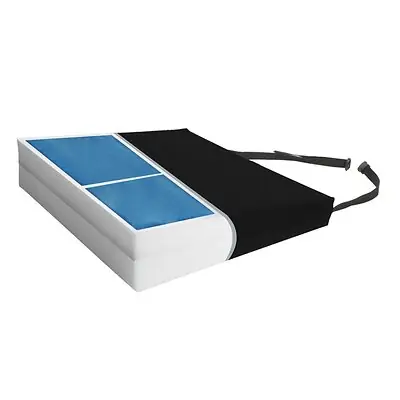 Proactive Medical Products LLC - 76149G Wedge Seat Cushion Protekt® 16 W X 16 L X 3 to 1-1/2 D Inch Foam / Gel