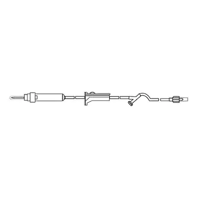 MedSource International - MS-83401 Primary IV Administration Set MedSource Gravity 1 Port 10 Drops / mL Drip Rate Without Filter 72 Inch Tubing Solution Without Flow Regulator